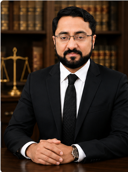 Portrait of Advocate Fahad Soomro